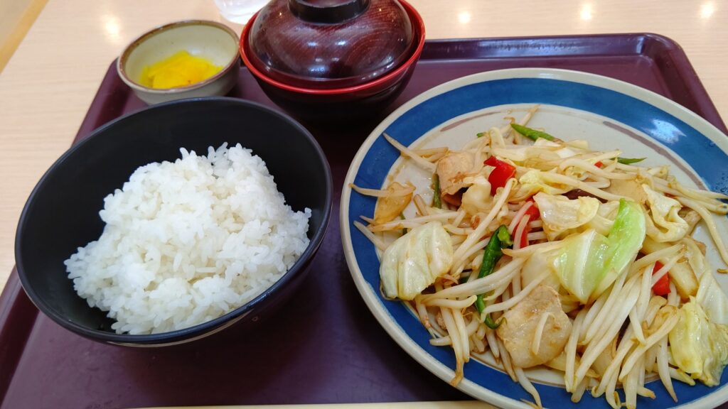 野菜炒め定食