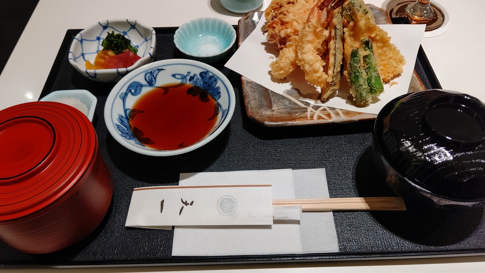 特定食、桜エビと青唐